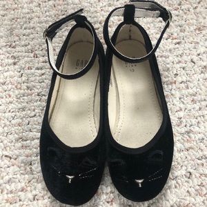 Gap Kids velvet kitty shoes